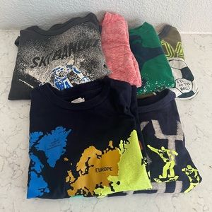 6 shirts!  J Crew boys long sleeve shirts, all in great shape, size 4/5